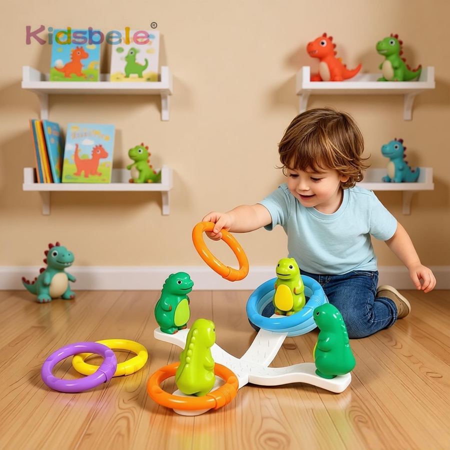 Ring Toss Outdoor - Fun Dinosaur Ring Toss Game for