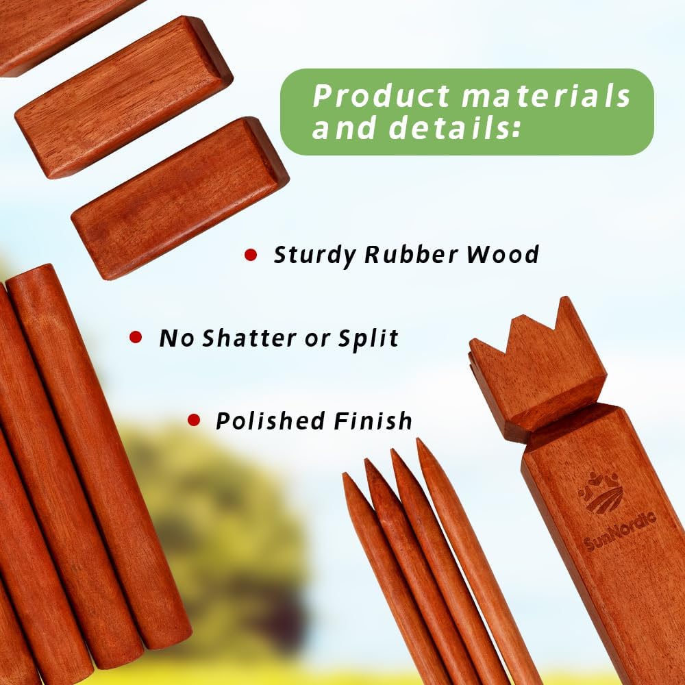 Kubb Yard Game Set - Garden Ru - Kubb Game Yard recensione e prezzo