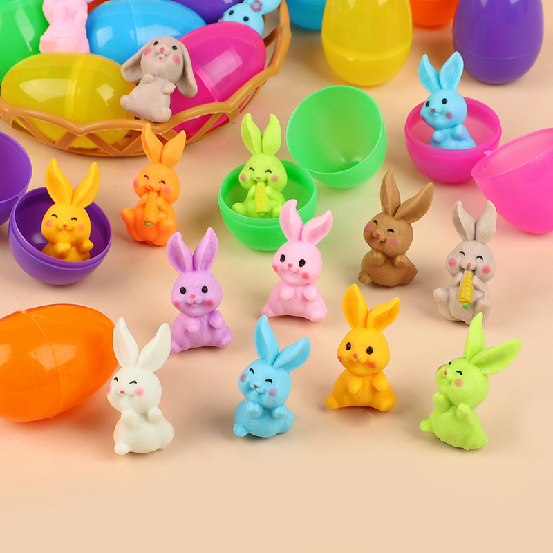 24Pcs Easter Egg With Rabbit F - Party Games Egg recensione e prezzo