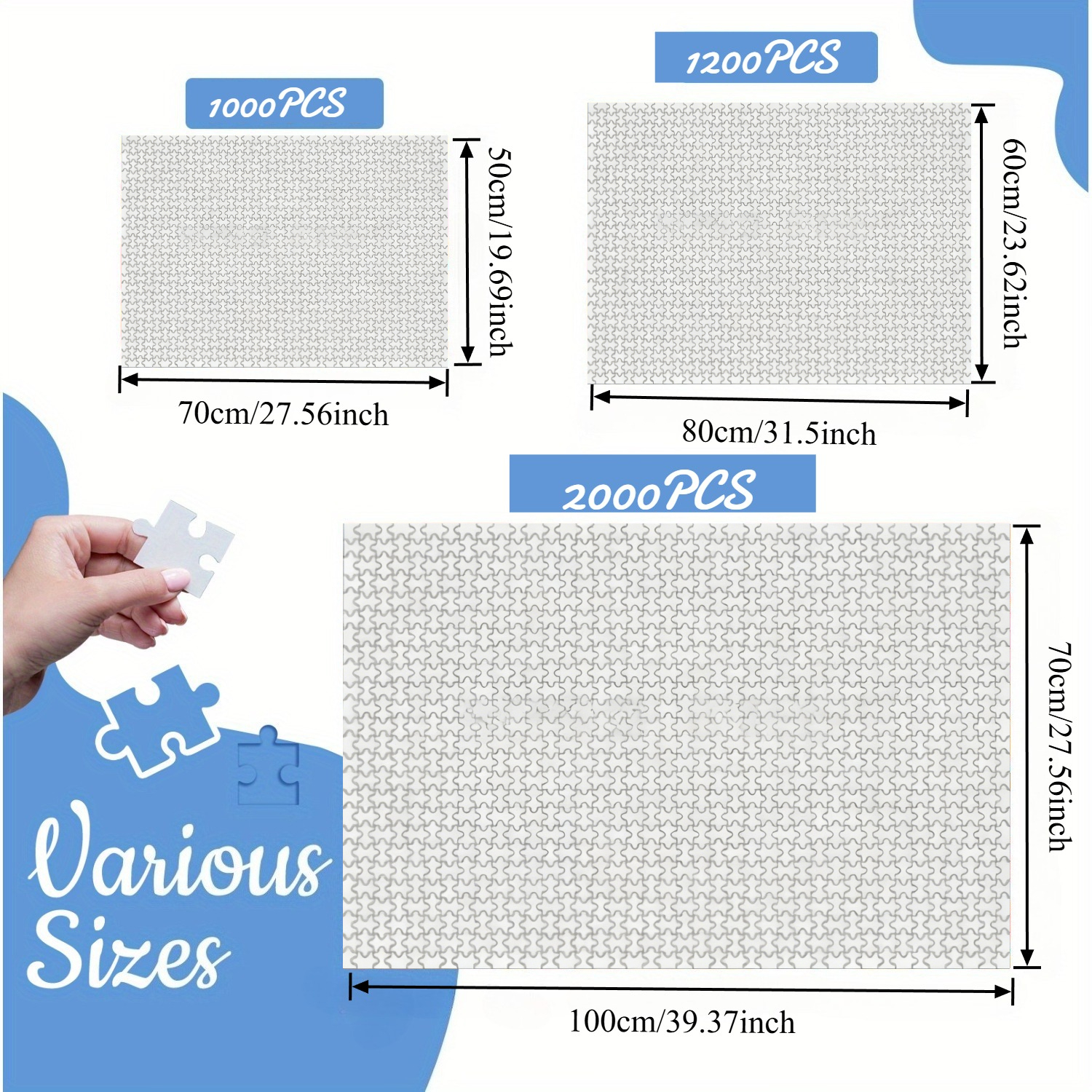 500/1000/1200/2000 PCS Puzzle  - Party Games Indian recensione e prezzo