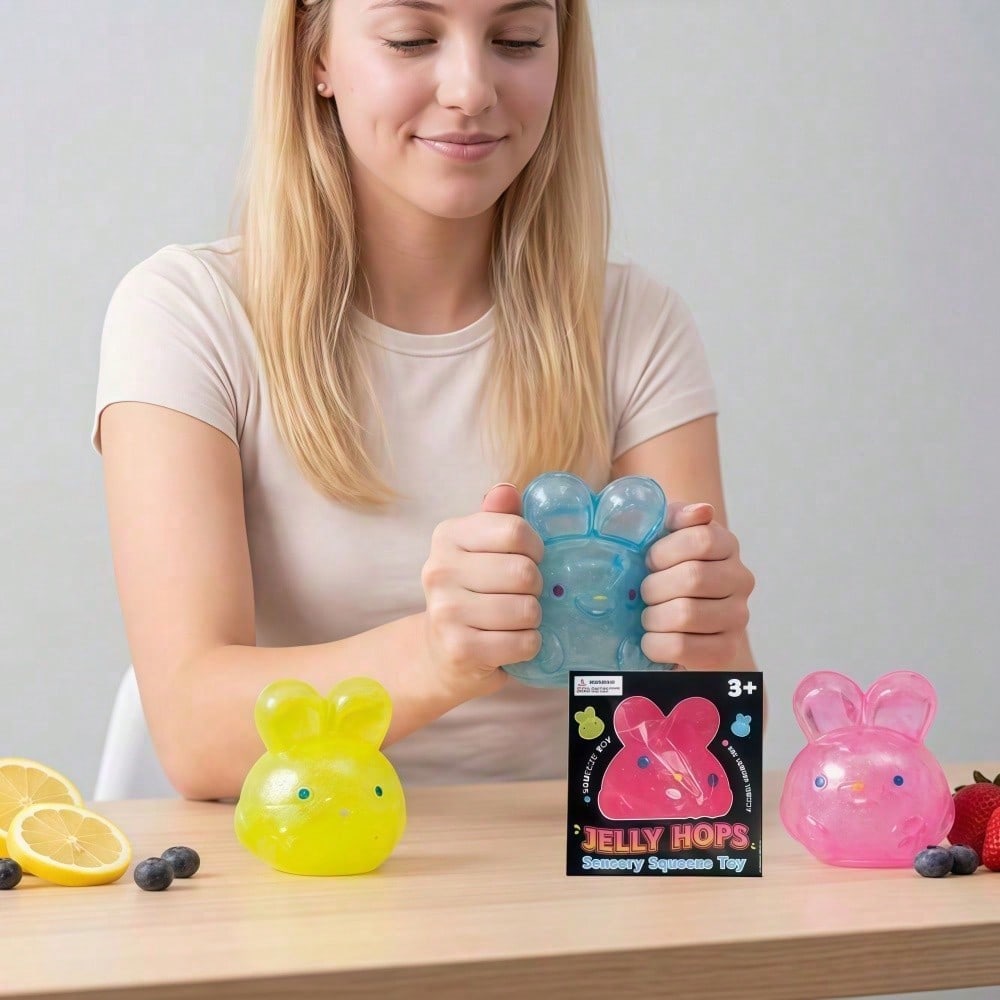 1pc Jelly Jumping Rabbit Stres - Party Games Graduation recensione e prezzo