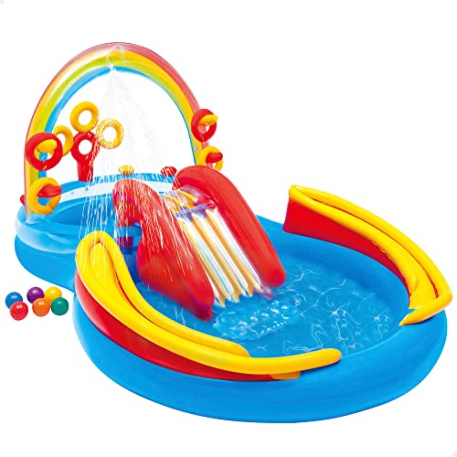 inflatable pool with water sli - Ring Toss Outdoor recensione e prezzo