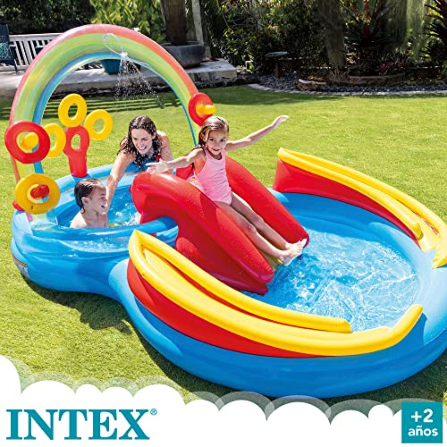 inflatable pool with water sli - Ring Toss Outdoor recensione e prezzo