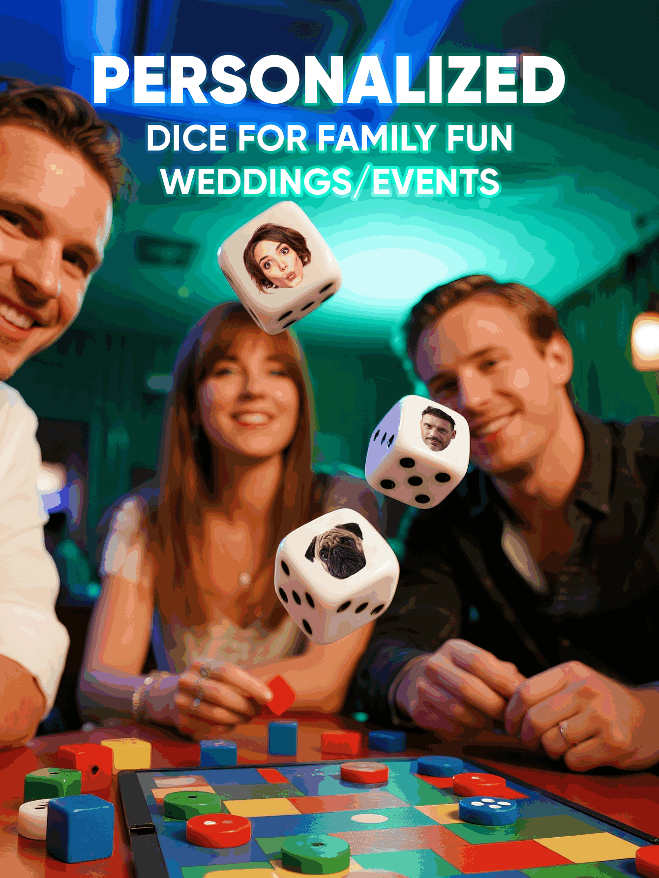 Custom Face Dice Personalized  - Party Games Graduation recensione e prezzo
