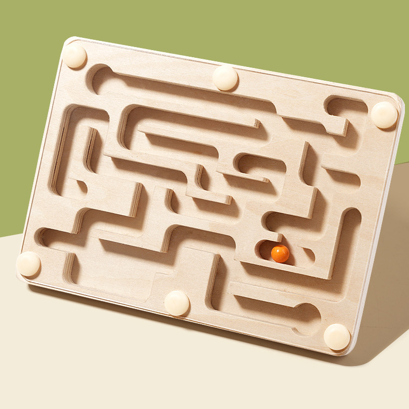 Small Wooden Balance Bead Maze - Party Games Kids Indoor recensione e prezzo