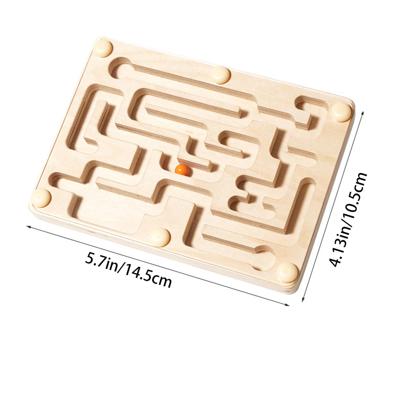 Small Wooden Balance Bead Maze - Party Games Kids Indoor recensione e prezzo