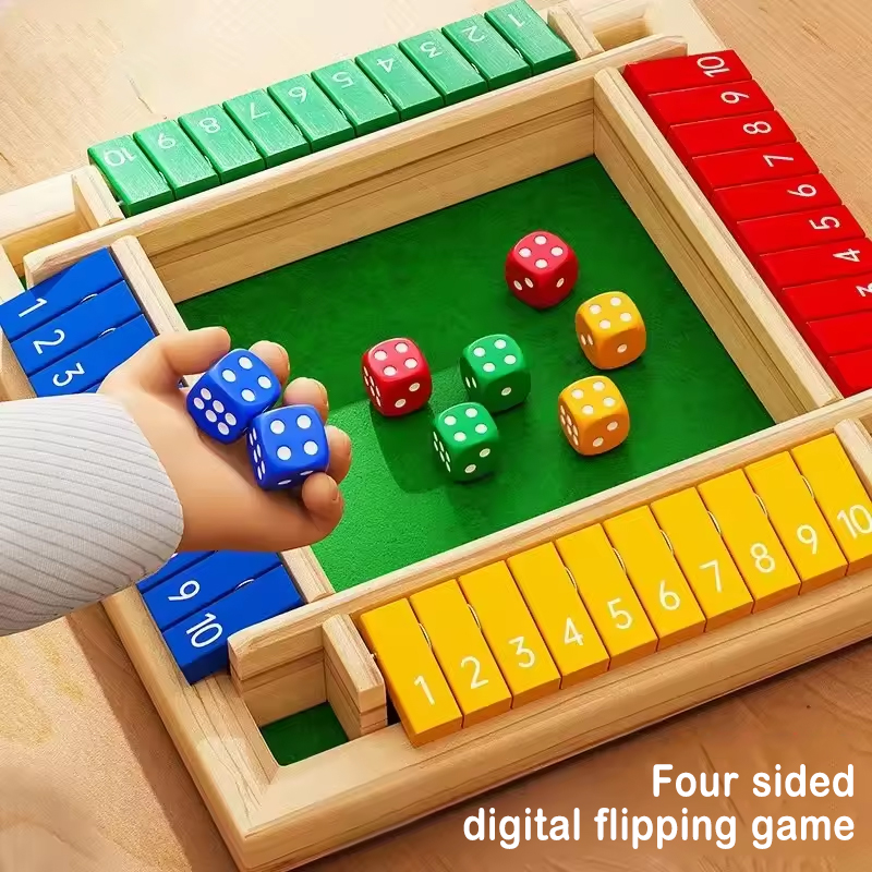 Box Game Wooden Dice Four-Side - Party Games For 7 People recensione e prezzo