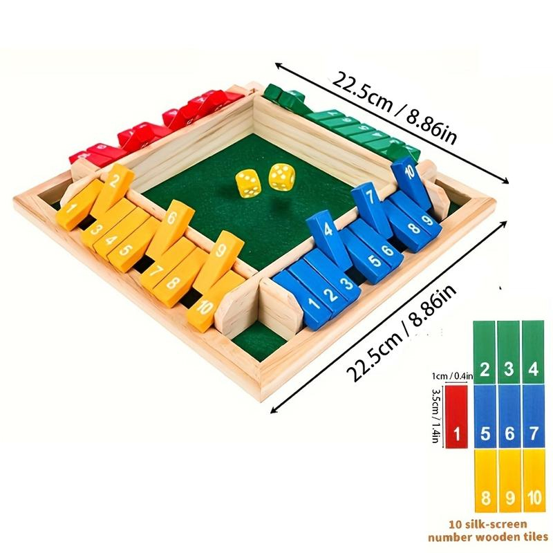 Box Game Wooden Dice Four-Side - Party Games For 7 People recensione e prezzo