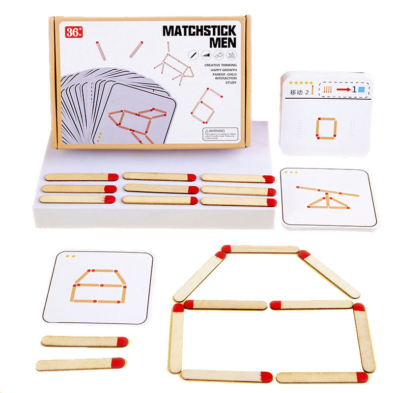 Montessori Matches Puzzles Gam - Party Games Kids Indoor recensione e prezzo