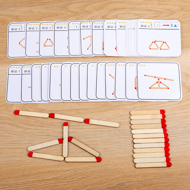 Montessori Matches Puzzles Gam - Party Games Kids Indoor recensione e prezzo