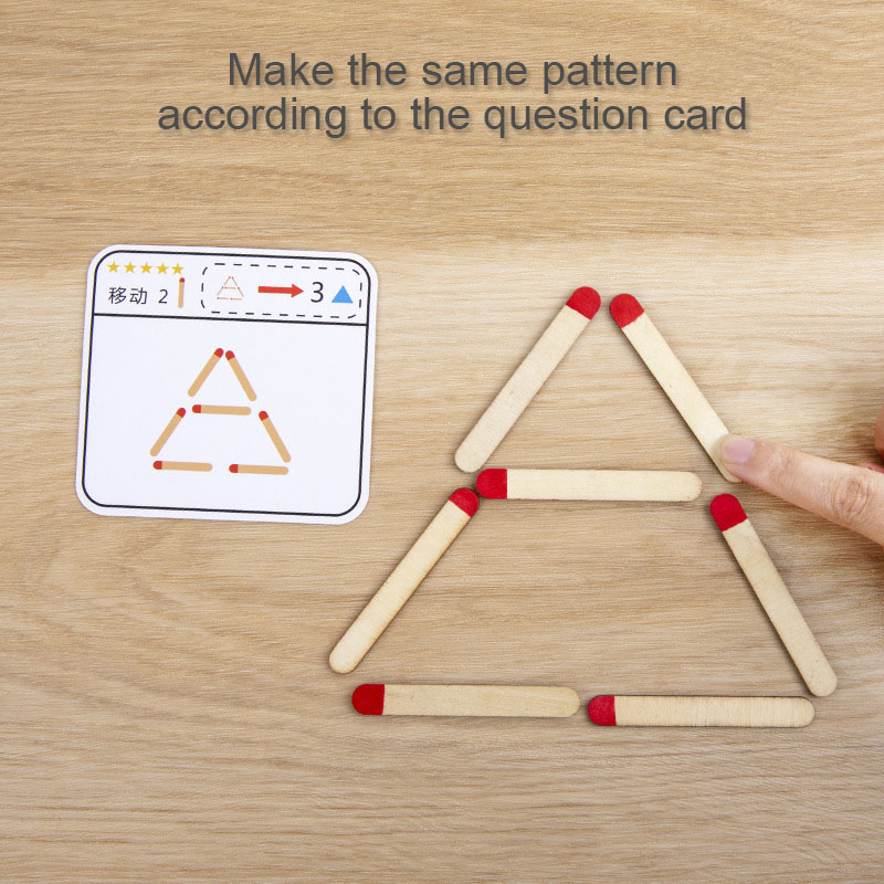 Montessori Matches Puzzles Gam - Party Games Kids Indoor recensione e prezzo