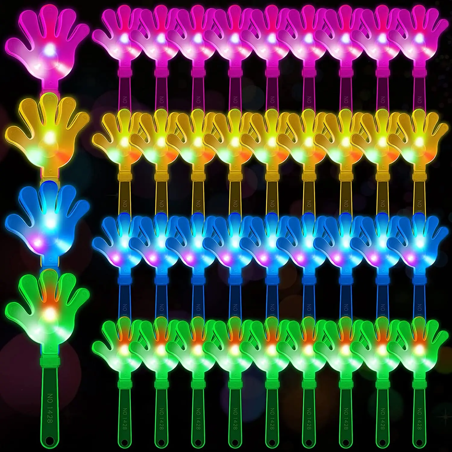 12pcs Hand Clappers Light up L - Party Games Graduation recensione e prezzo