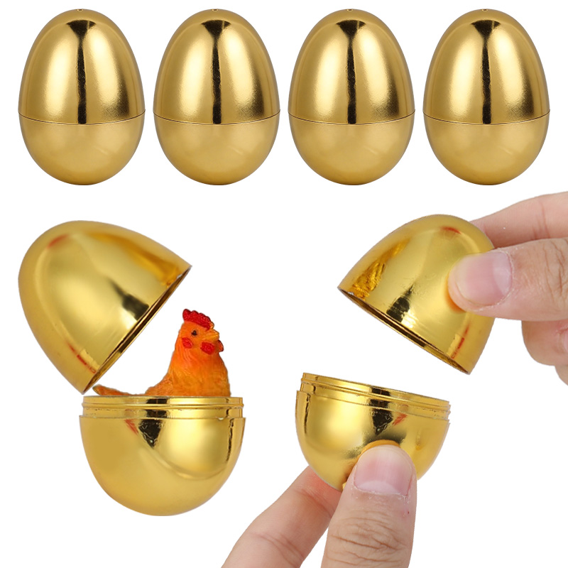 6PCS Golden Easter Eggs Plasti - Party Games Egg recensione e prezzo