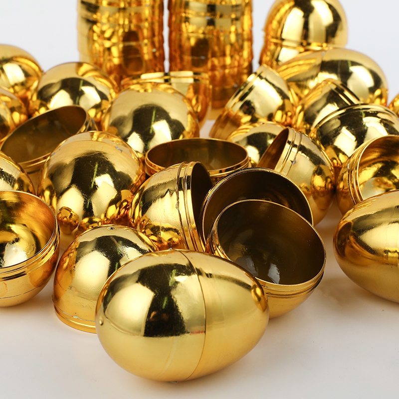 6PCS Golden Easter Eggs Plasti - Party Games Egg recensione e prezzo