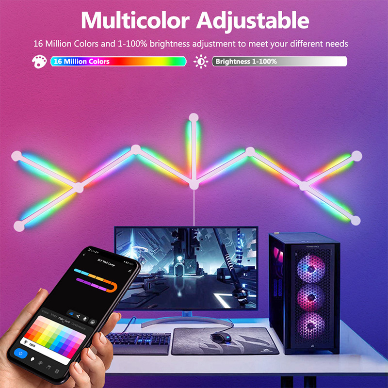 Smart RGB Wall Lamp, Bluetooth - Party Games App recensione e prezzo