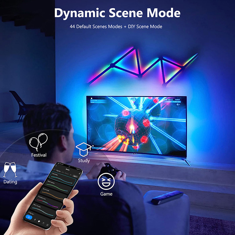 Smart RGB Wall Lamp, Bluetooth - Party Games App recensione e prezzo