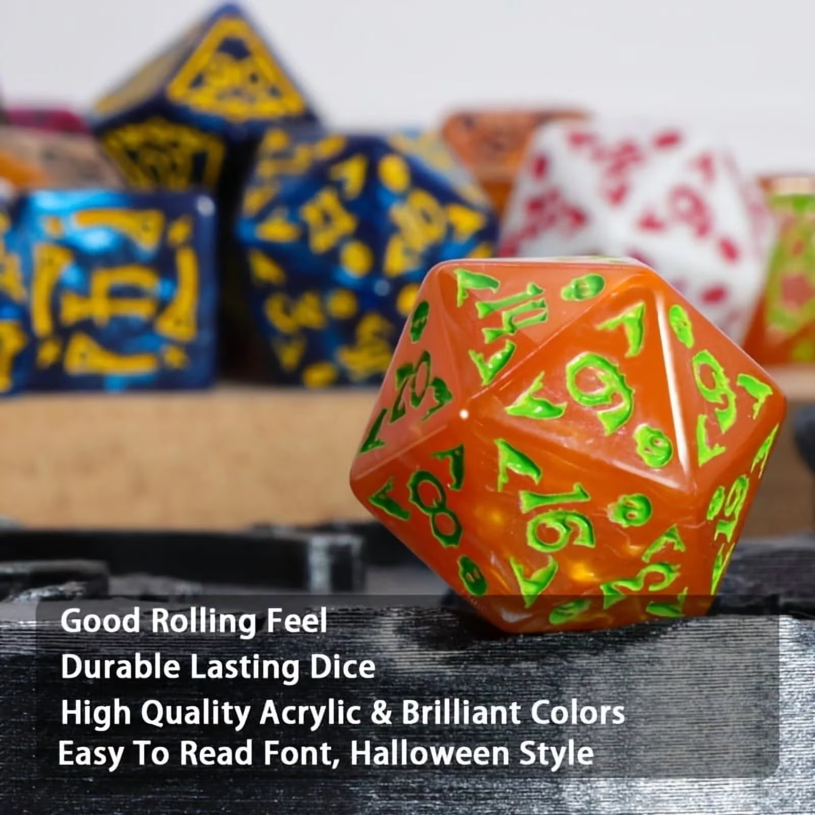 DND Dice Set -7pc Halloween Po - Party Games App recensione e prezzo