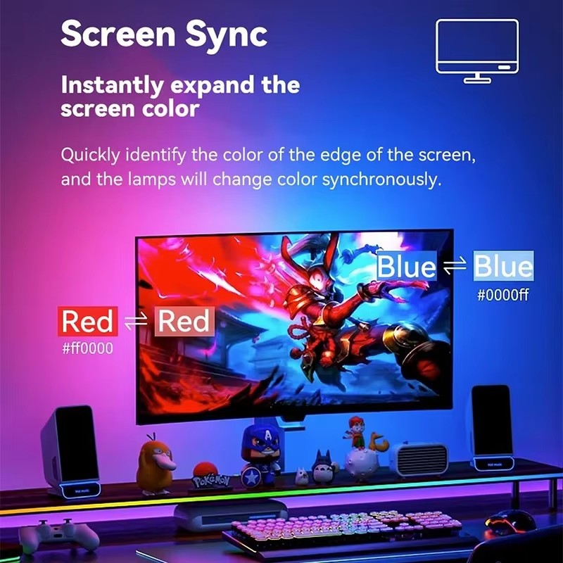 RGB Gaming Lights Strip Monito - Party Games App recensione e prezzo
