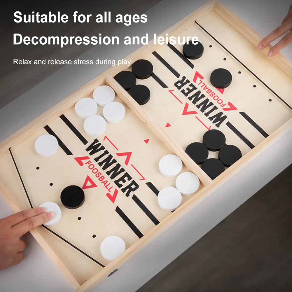Sling Puck Board Games Wooden  - Party Games For 7 People recensione e prezzo