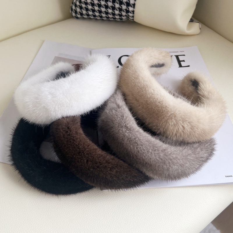 Real Mink Fur Headband Natural - Ring Toss Outdoor recensione e prezzo
