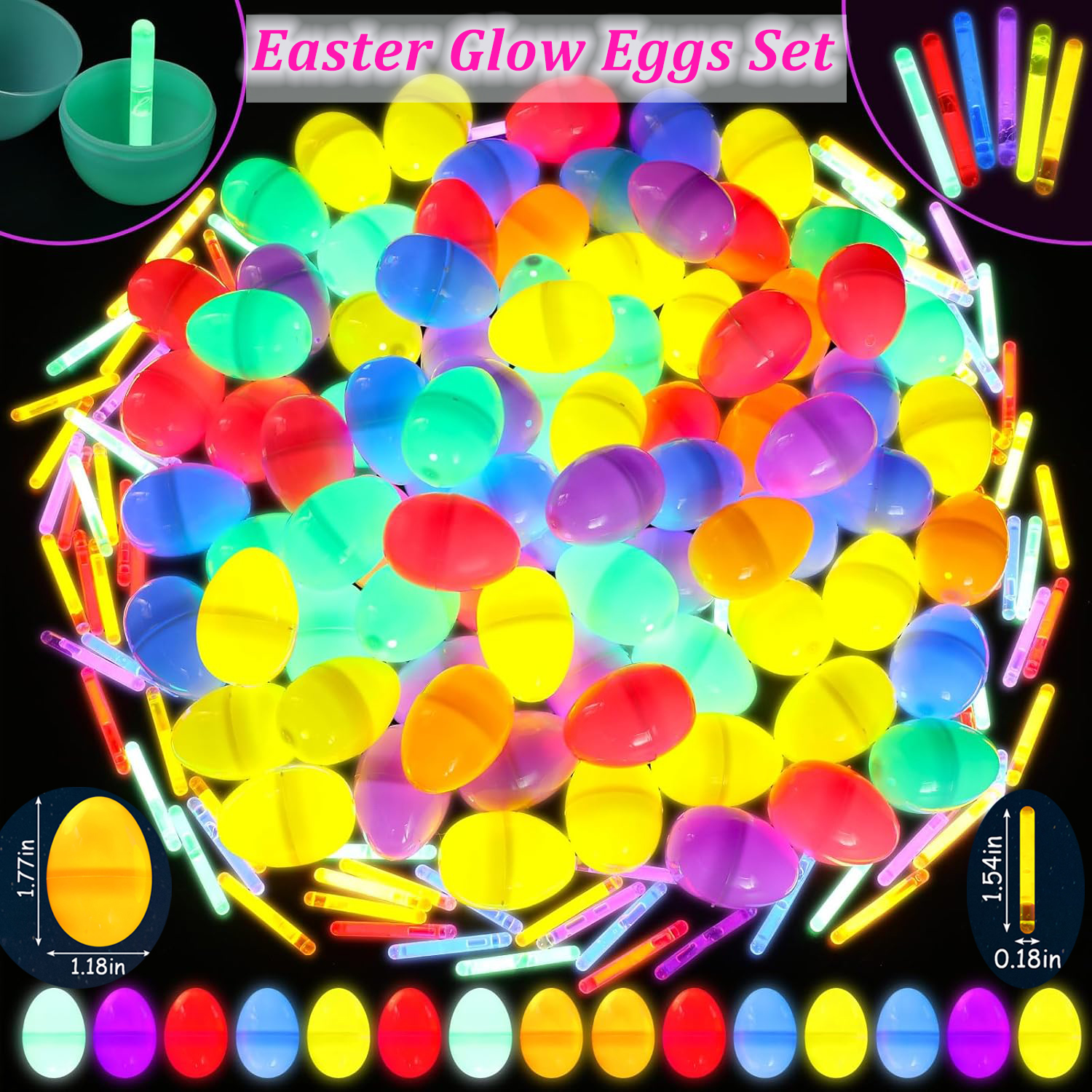 100-300Set Easter Eggs with Mi - Party Games Egg recensione e prezzo
