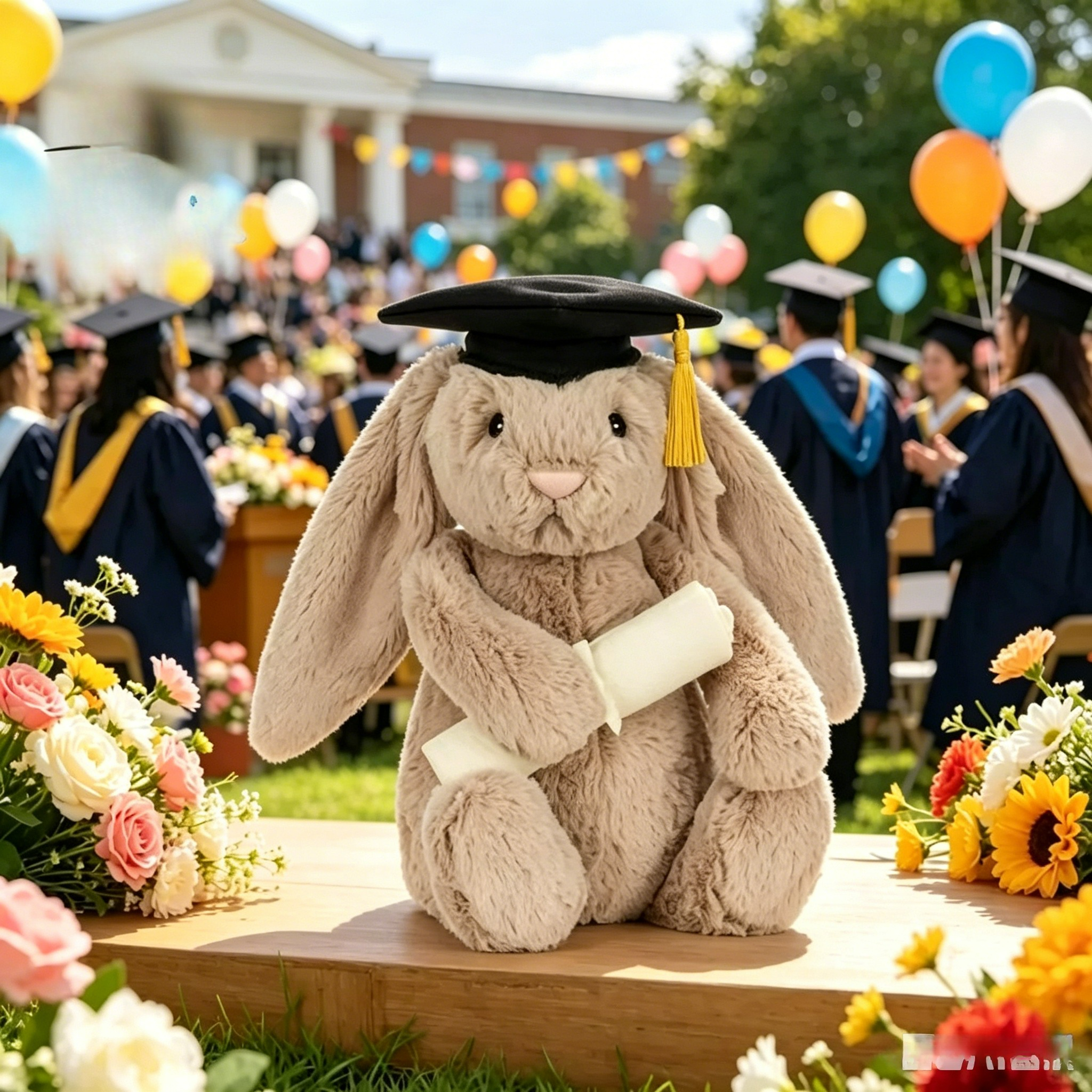 Shy Bunny Graduation Outfit Gr - Party Games Graduation recensione e prezzo