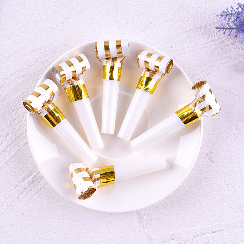 6/12/24PCS Blowout Gold Stripe - Party Games Graduation recensione e prezzo