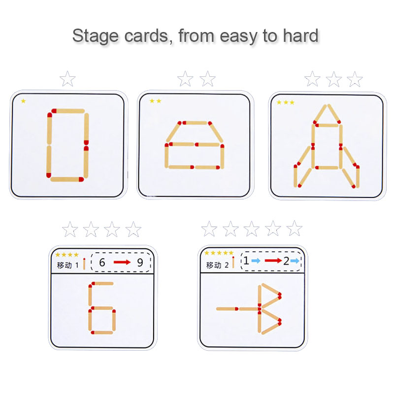 Montessori Matches Puzzles Gam - Party Games Kids Indoor recensione e prezzo