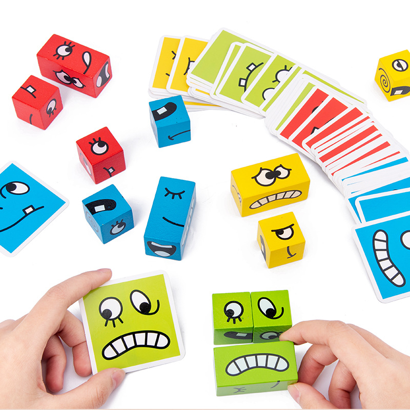 1Pcs Expressions Matching Puzz - Party Games Kids Indoor recensione e prezzo