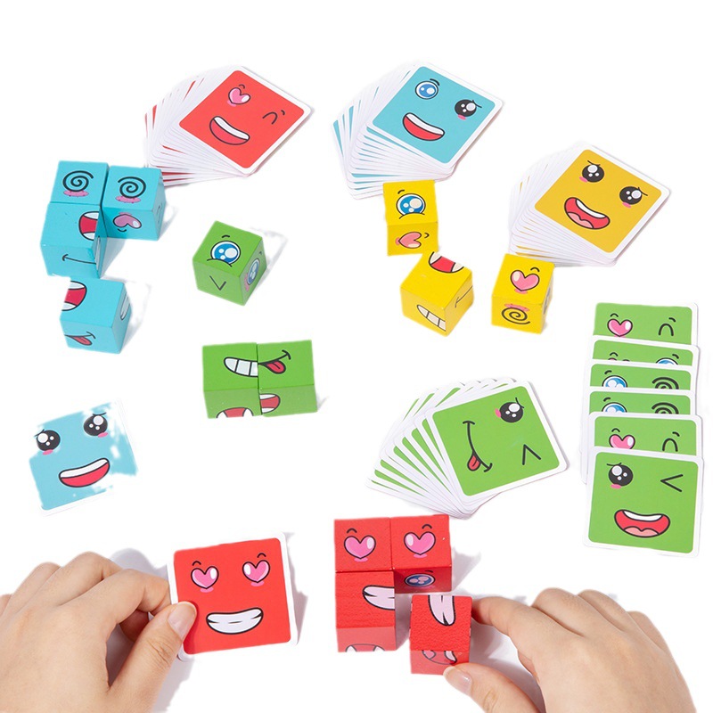 1Pcs Expressions Matching Puzz - Party Games Kids Indoor recensione e prezzo