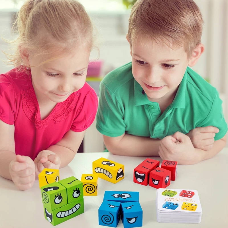 1Pcs Expressions Matching Puzz - Party Games Kids Indoor recensione e prezzo