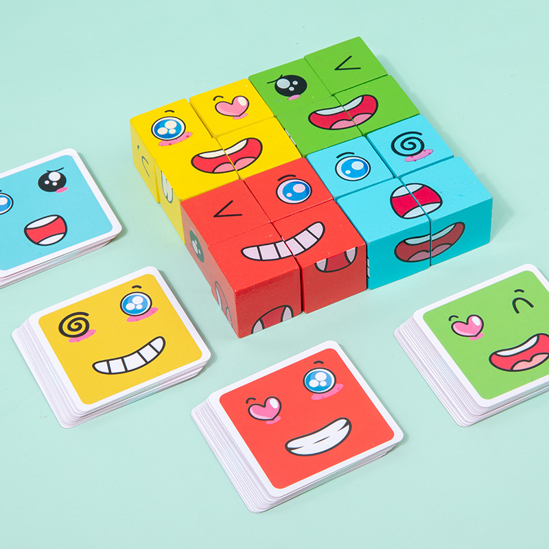 1Pcs Expressions Matching Puzz - Party Games Kids Indoor recensione e prezzo
