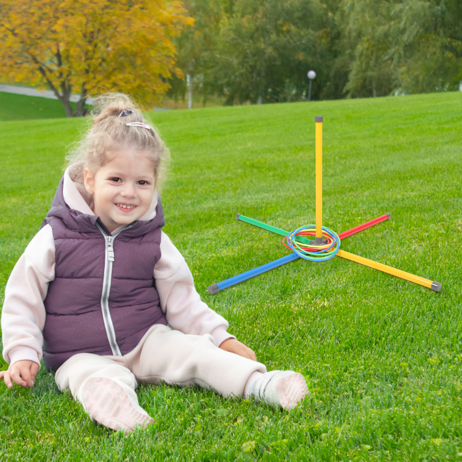 1Set Toss Ring Interactive Gam - Ring Toss Outdoor recensione e prezzo