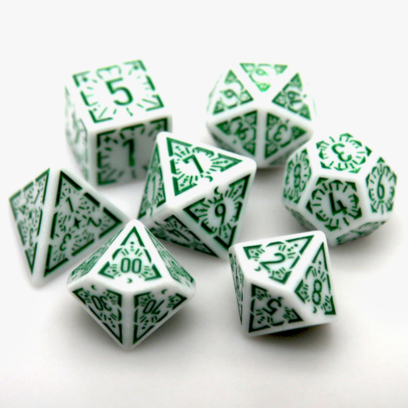 7PCS/set Multi-sided Dice New  - Party Games App recensione e prezzo
