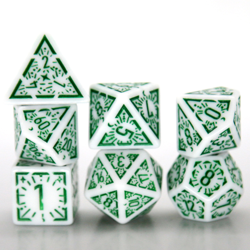 7PCS/set Multi-sided Dice New  - Party Games App recensione e prezzo