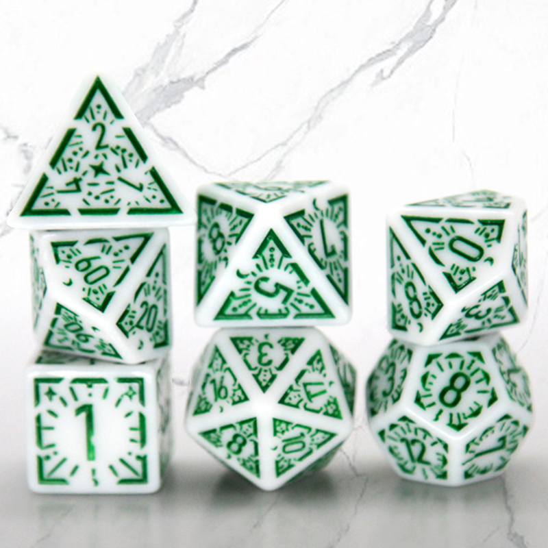 7PCS/set Multi-sided Dice New  - Party Games App recensione e prezzo