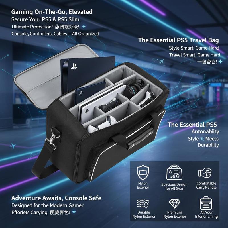 Game Console Suitcase 17x12x7  - Party Games Ps5 recensione e prezzo