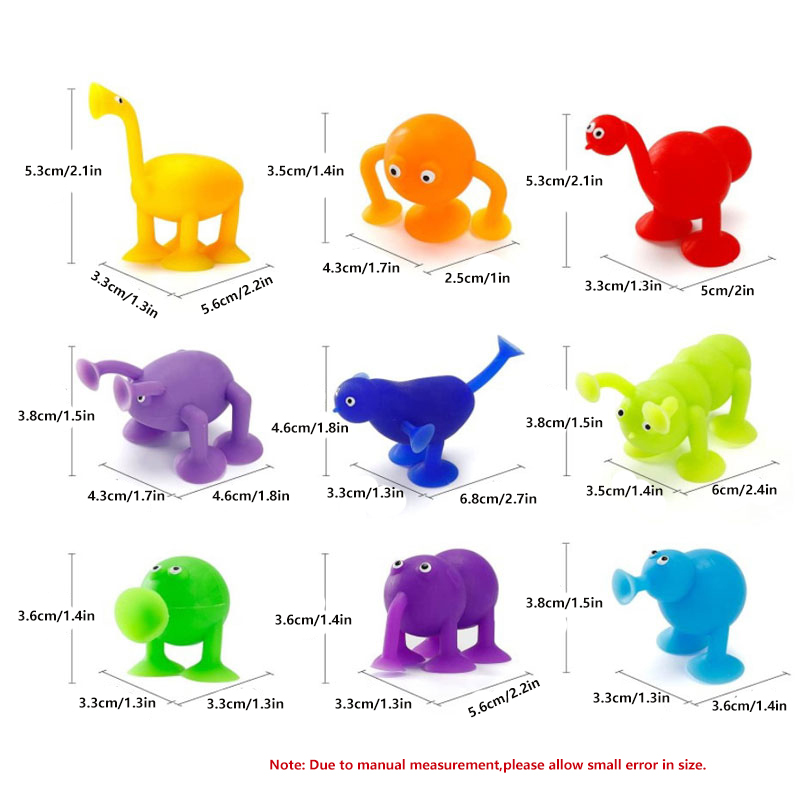 Suction Cup Animal Soft Adhesi - Party Games Popular recensione e prezzo