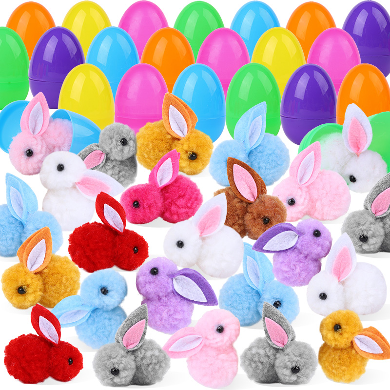 24/48Pcs Cute Easter Egg with  - Party Games Egg recensione e prezzo