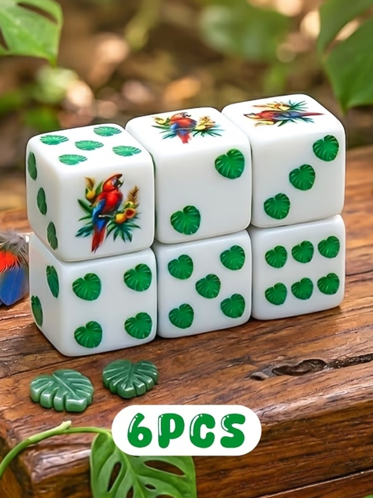CANDYPIXEL 6PcsParrot D6 Dice  - Party Games App recensione e prezzo