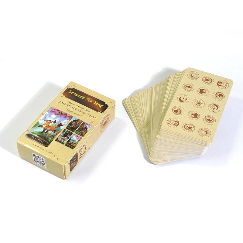 78pcs Tarot Cards Seasonal Fox - Party Games Meaning recensione e prezzo