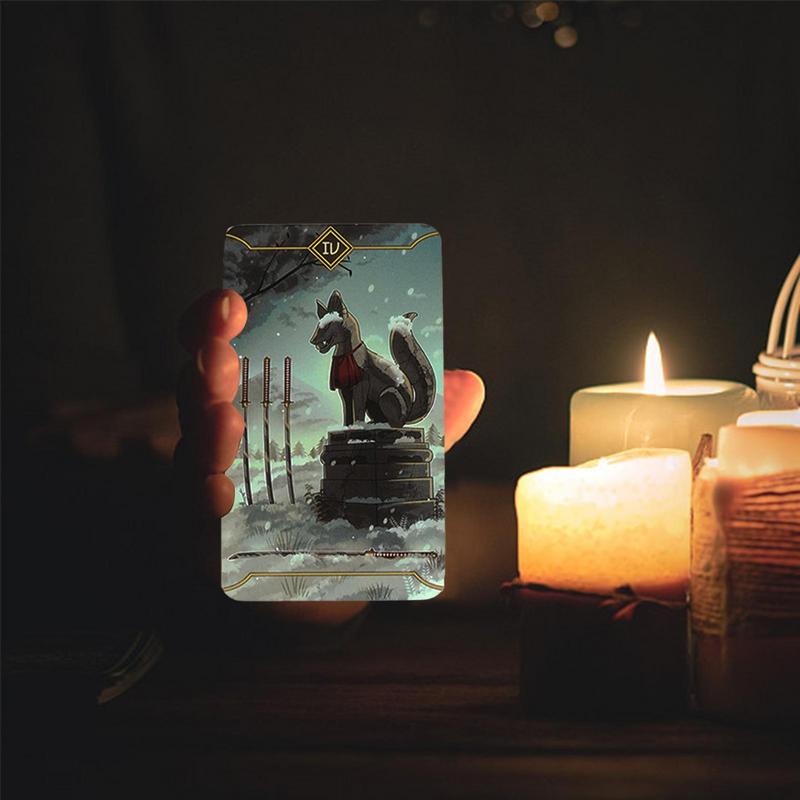 78pcs Tarot Cards Seasonal Fox - Party Games Meaning recensione e prezzo