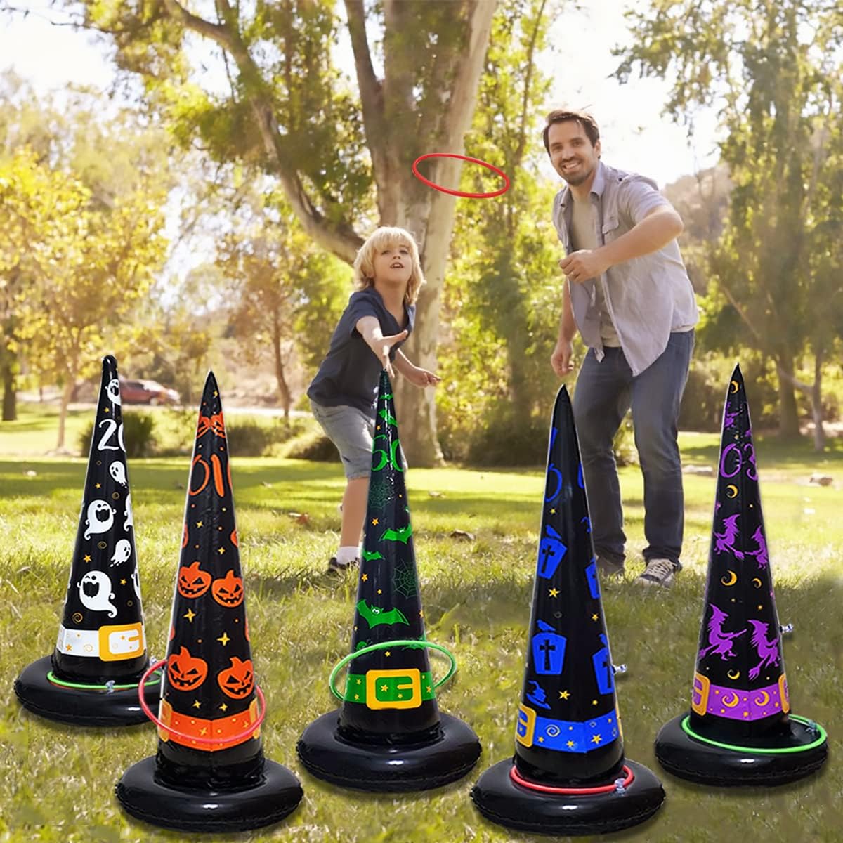 1-10Sets Halloween Inflatable  - Ring Toss Outdoor recensione e prezzo