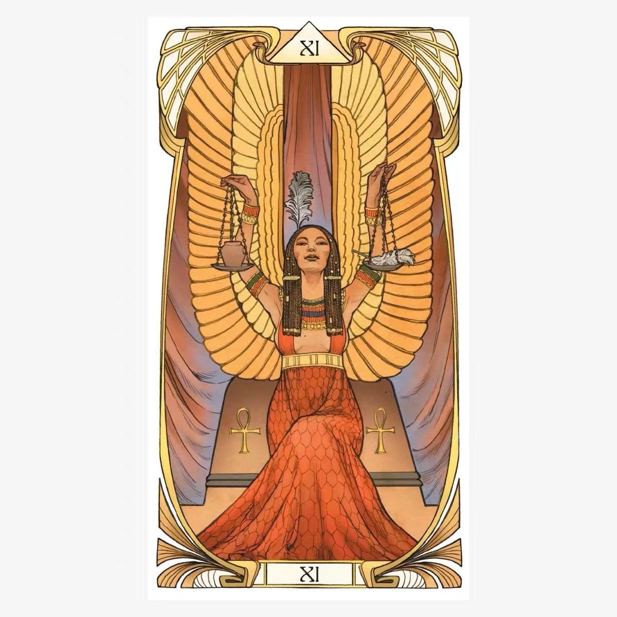 Egyptian Art Nouveau Tarot car - Party Games Meaning recensione e prezzo